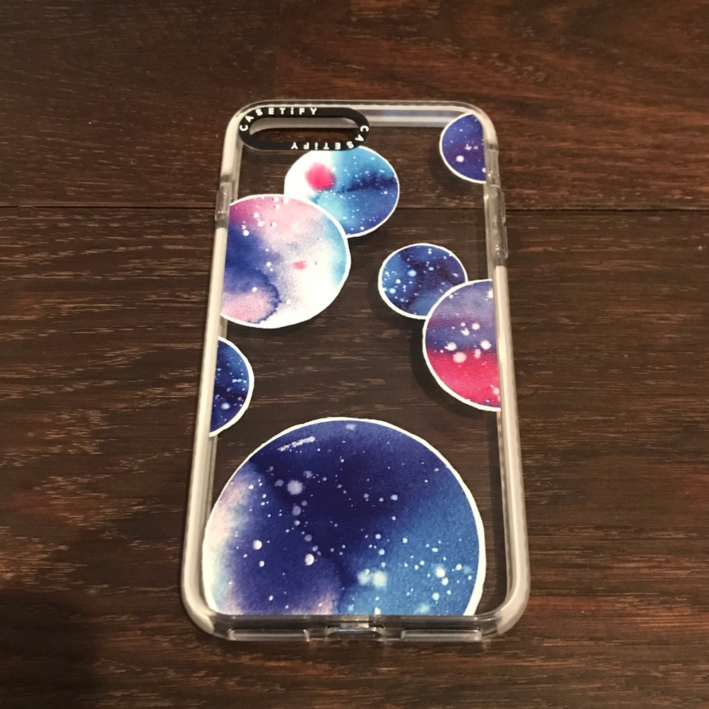 Casetify 7+ iPhone case - space/galaxy/planet